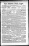 Newspaper: San Antonio Daily Light. (San Antonio, Tex.), Vol. 16, No. 120, Ed. 1…