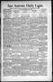 Newspaper: San Antonio Daily Light. (San Antonio, Tex.), Vol. 16, No. 159, Ed. 1…