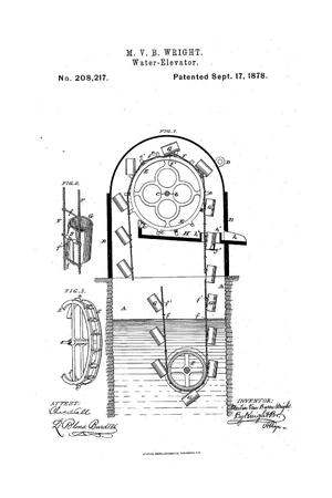 Primary view of object titled 'Improvement In Water-Elevators.'.