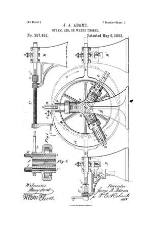 Primary view of object titled 'Steam, Air, or Water Engine.'.