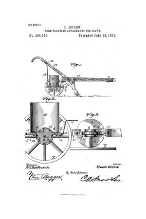 Primary view of object titled 'Corn-Planting Attachment for Plows.'.