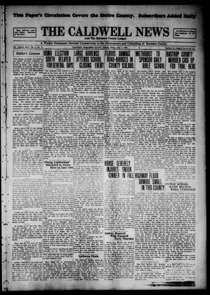 Primary view of object titled 'The Caldwell News and The Burleson County Ledger (Caldwell, Tex.), Vol. 44, No. 117, Ed. 1 Friday, June 7, 1929'.