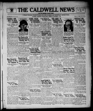 Primary view of object titled 'The Caldwell News and The Burleson County Ledger (Caldwell, Tex.), Vol. 48, No. 30, Ed. 1 Thursday, November 2, 1933'.