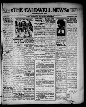 Primary view of object titled 'The Caldwell News and The Burleson County Ledger (Caldwell, Tex.), Vol. 48, No. 38, Ed. 1 Thursday, December 28, 1933'.
