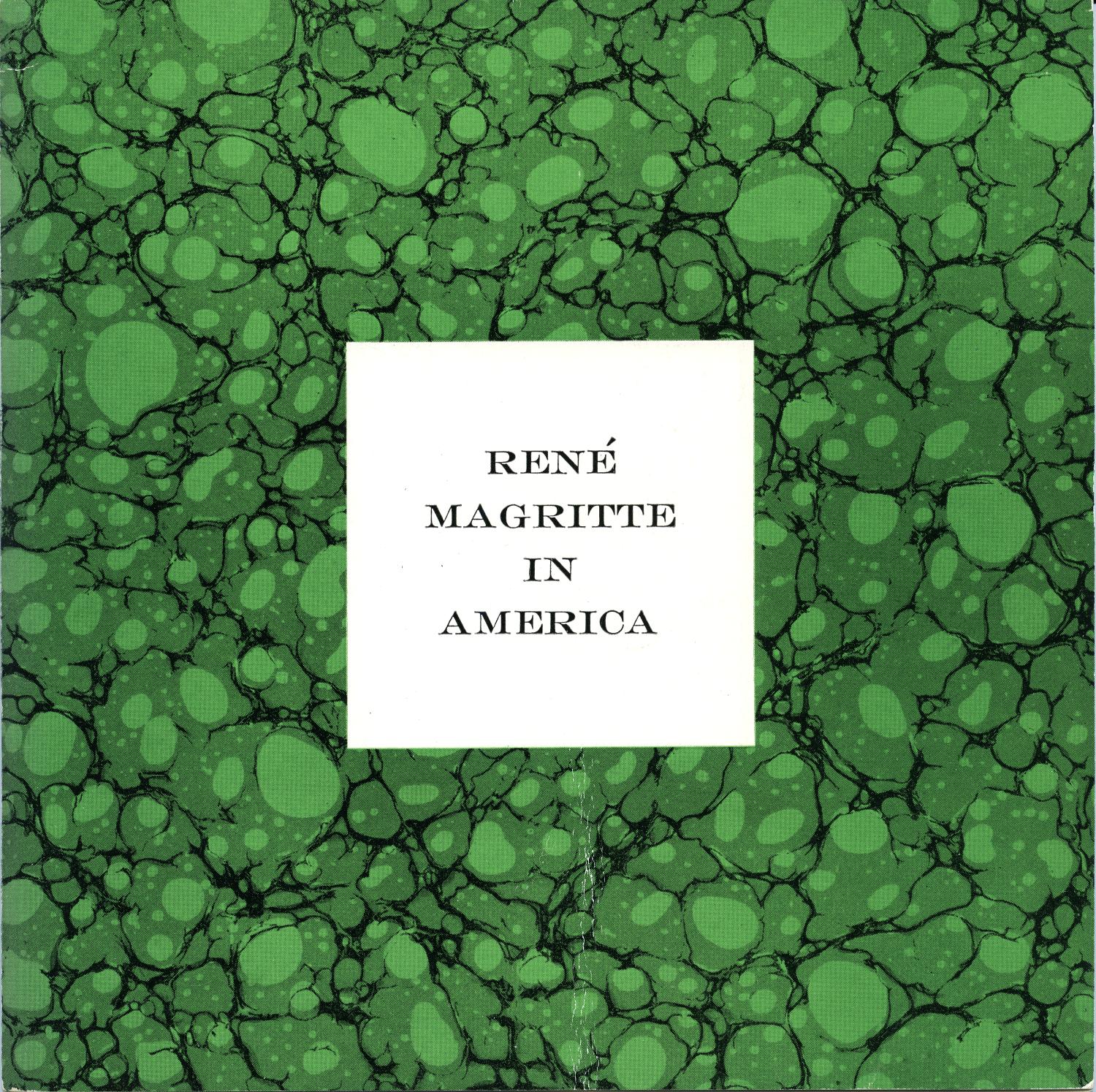 Rene Magritte in America
                                                
                                                    Front Cover
                                                