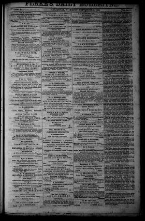 Primary view of object titled 'Flake's Daily Bulletin. (Galveston, Tex.), Vol. 1, No. 74, Ed. 1 Saturday, September 9, 1865'.