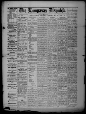 Primary view of object titled 'The Lampasas Dispatch (Lampasas, Tex.), Vol. 7, No. 1, Ed. 1 Thursday, May 31, 1877'.