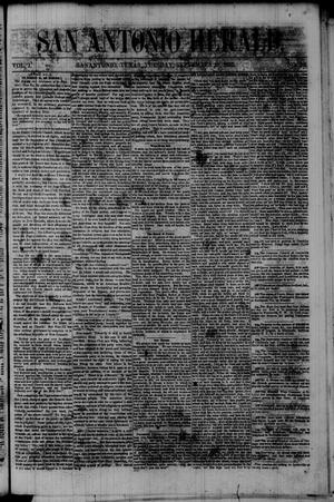 Primary view of object titled 'San Antonio Herald. (San Antonio, Tex.), Vol. 1, No. 22, Ed. 1 Tuesday, September 18, 1855'.