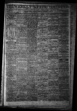 Primary view of object titled 'Tri-Weekly State Gazette. (Austin, Tex.), Vol. 5, No. 127, Ed. 1 Friday, October 4, 1872'.