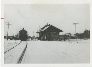 Primary view of object titled '[Round Rock Railroad Depot]'.