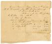 Primary view of [Subscription Receipt, July 10, 1861]