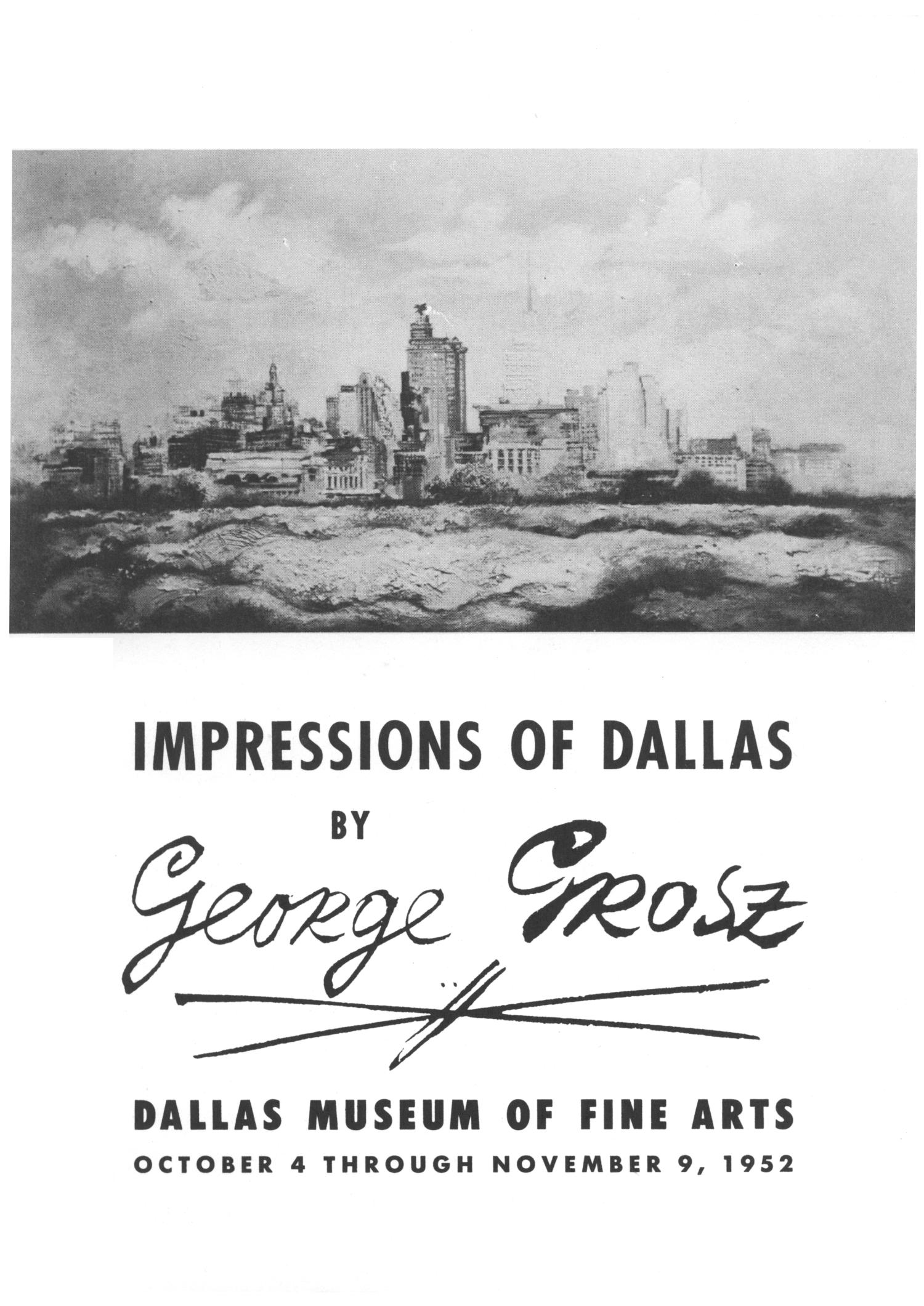 Impressions of Dallas by George Grosz
                                                
                                                    1
                                                