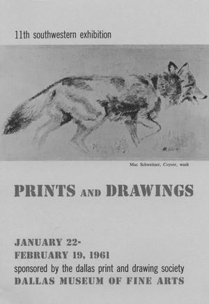 Primary view of object titled '11th Southwestern Exhibition: Prints and Drawings'.