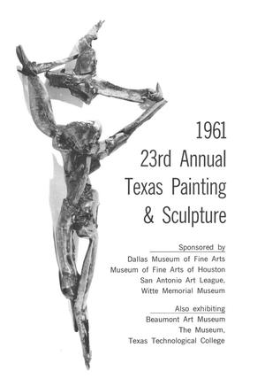 Primary view of object titled '23rd Annual Painting & Sculpture, 1961'.
