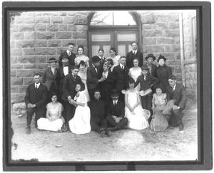 Primary view of object titled '[Weatherford College Drama Department, 1918-9]'.