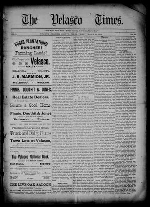Primary view of object titled 'The Velasco Times (Velasco, Tex.), Vol. 2, No. 30, Ed. 1 Friday, March 24, 1893'.