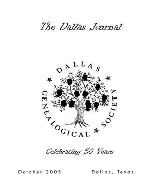 Primary view of object titled 'The Dallas Journal, Volume 51, 2005'.