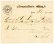 Primary view of [Receipt of Levi Perryman, February 17, 1880]