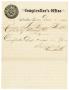 Legal Document: [Comptroller's Office Document, December 1, 1880]