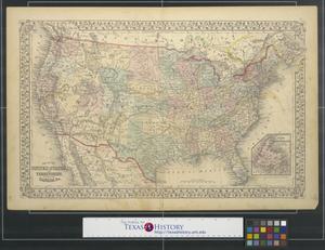 Primary view of object titled 'Map of the United States, and territories. Together with Canada &c.'.