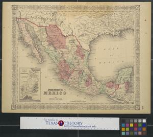 Primary view of object titled 'Johnson's Mexico.'.