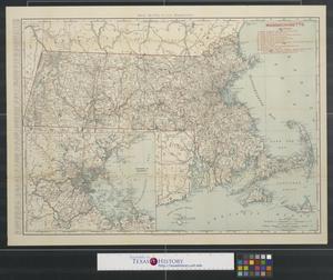 Primary view of object titled 'Rand, McNally & Co.'s Massachusetts.'.