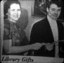 Photograph: [Donor Presents Gift to New Library]