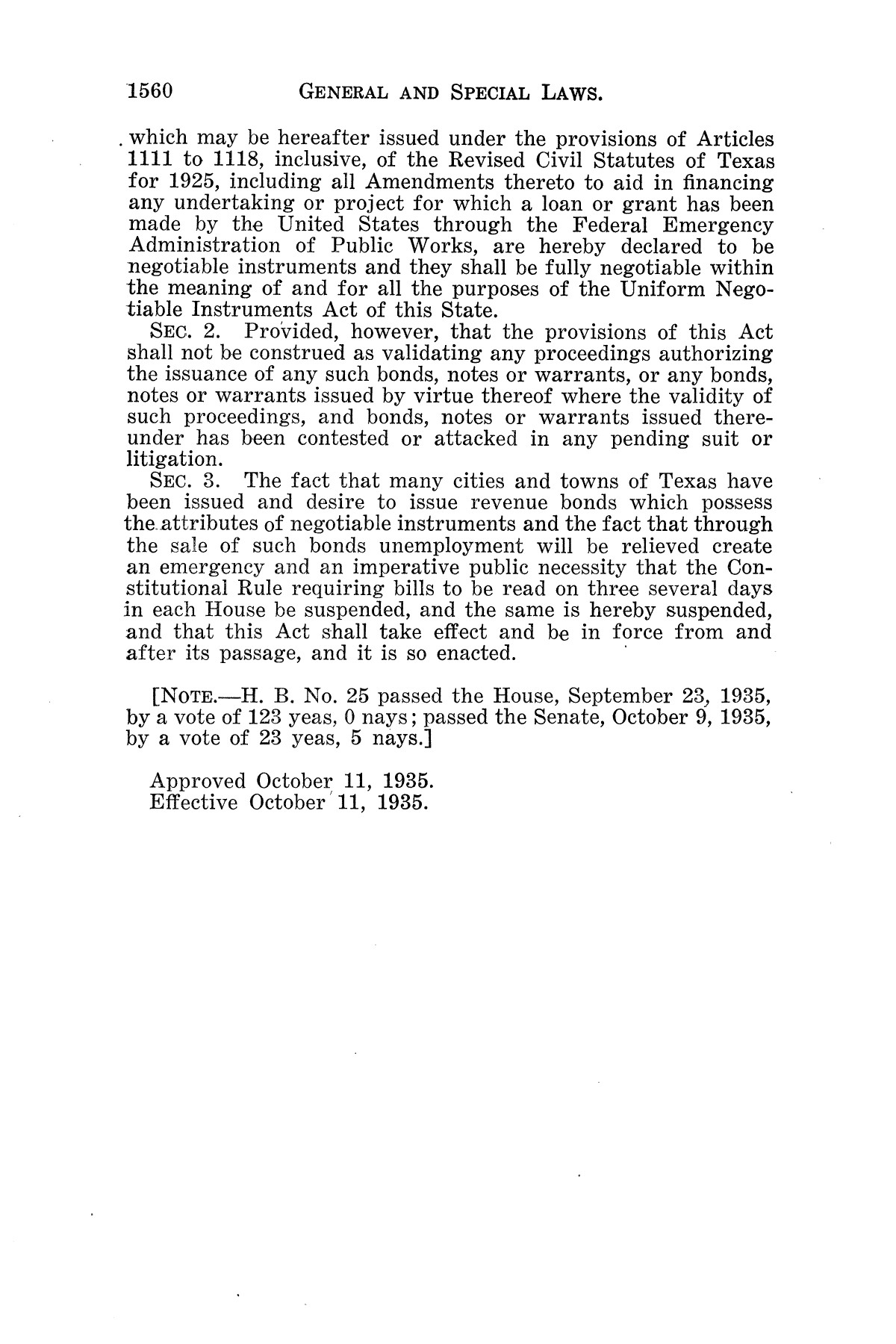 The Laws of Texas, 1935-1937 [Volume 30]
                                                
                                                    [Sequence #]: 46 of 2460
                                                