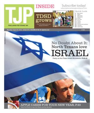 Primary view of object titled 'Texas Jewish Post (Fort Worth, Tex.), Vol. 64, No. 34, Ed. 1 Thursday, August 26, 2010'.