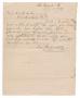 Letter: [Letter from R. C. Houston to Huth & Sons, July 3, 1889]