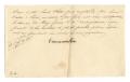Primary view of [Receipt for 11 francs 50 cents paid to Emmenecher for supplies, January, 1844]