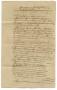 Thumbnail image of item number 1 in: '[Document putting forth the agreement made between Henri Castro of Paris and Louis Huth, Sr. of Neufreystaedt, October 7, 1843]'.