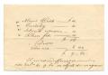 Thumbnail image of item number 1 in: '[List of names and financial information]'.
