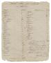 Primary view of [Document listing passengers traveling aboard the Patriot]
