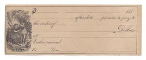 Primary view of object titled '[Promissory note]'.