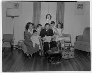 Primary view of object titled '[Governor Marion Price Daniel with family]'.