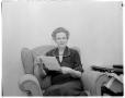 Primary view of Mrs. Cowan Reading a Letter from Mamie Eisenhower