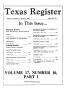 Primary view of Texas Register, Volume 17, Number 10, (Part I) Pages 969-1077, February 7, 1992
