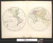 Map: Western Hemisphere or New World [and] Eastern Hemisphere or Old World.
