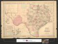 Primary view of Johnson's new map of the state of Texas