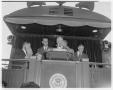 Primary view of [Harry Truman speaking from back of train]
