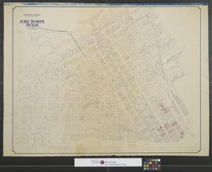 Primary view of object titled 'Business District and adjoining sections of Fort Worth Texas.'.