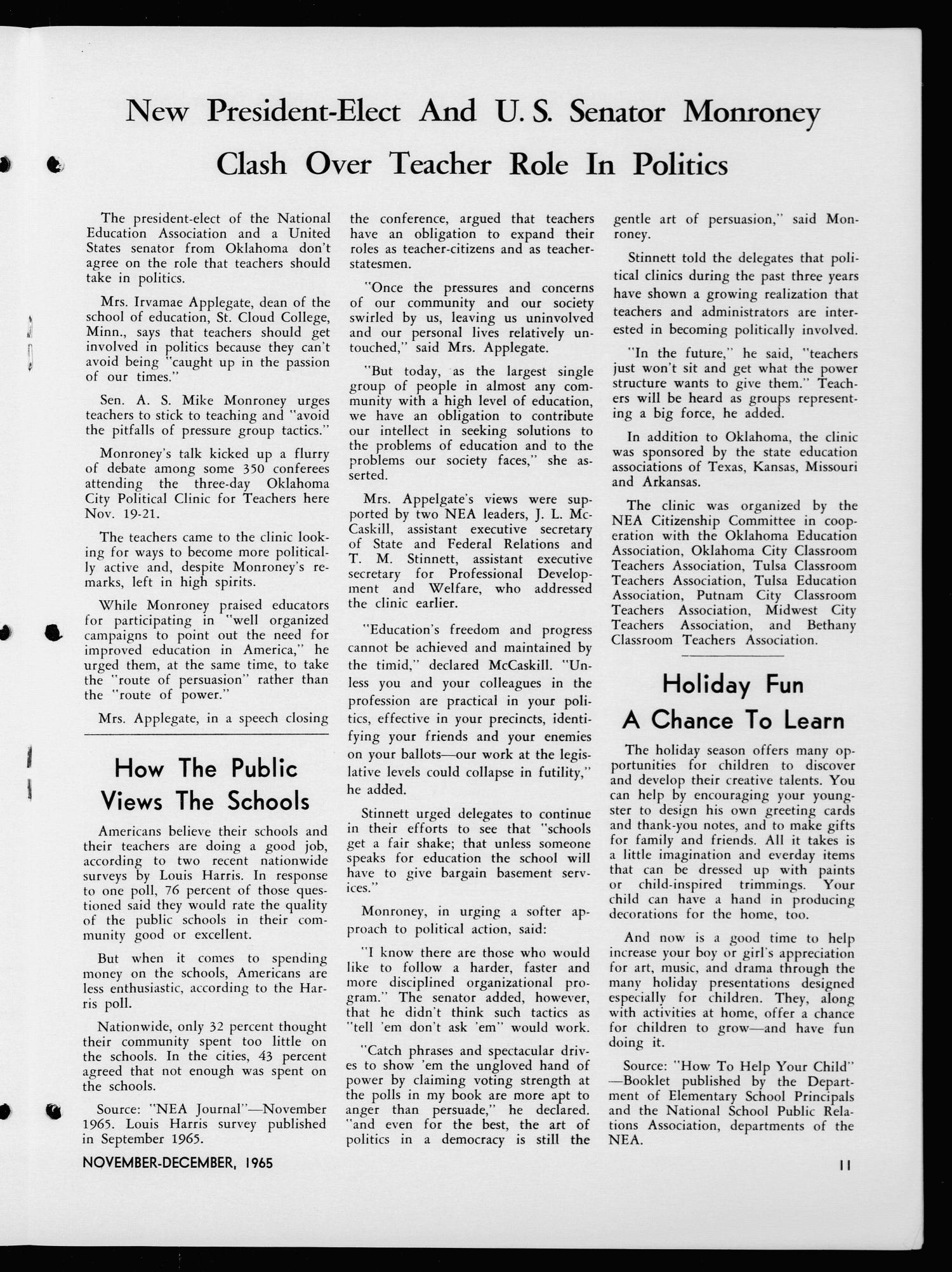 The Texas Standard, Volume [39], Number [5], November-December 1965
                                                
                                                    11
                                                