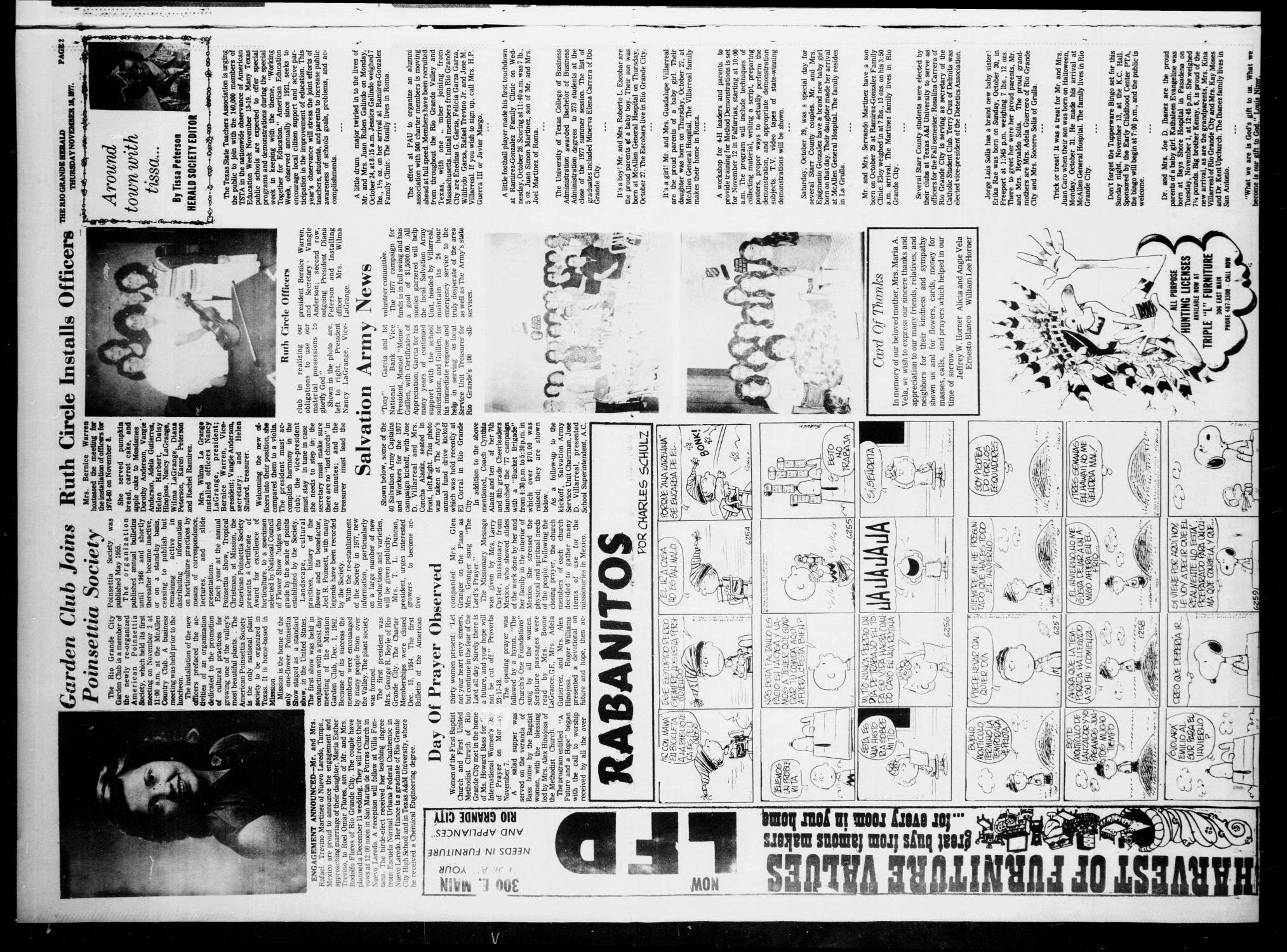 Rio Grande Herald (Rio Grande City, Tex.), Vol. 35, No. 4, Ed. 1 Thursday, November 10, 1977
                                                
                                                    [Sequence #]: 2 of 8
                                                