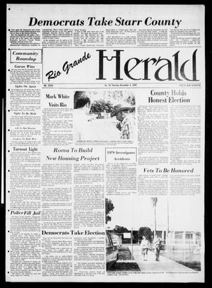 Primary view of object titled 'Rio Grande Herald (Rio Grande City, Tex.), Vol. 36, No. 55, Ed. 1 Thursday, November 4, 1982'.