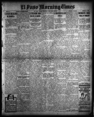 Primary view of object titled 'El Paso Morning Times (El Paso, Tex.), Vol. 35TH YEAR, Ed. 1, Tuesday, April 27, 1915'.