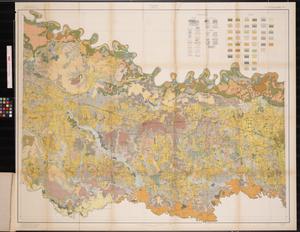 Primary view of object titled 'Soil map, Texas, Bowie County sheet'.