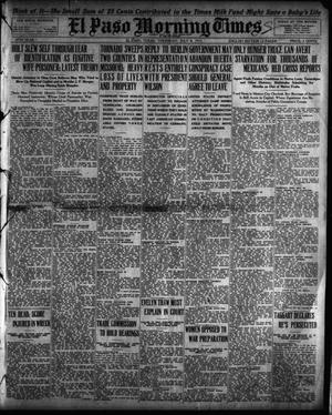 Primary view of object titled 'El Paso Morning Times (El Paso, Tex.), Vol. 35TH YEAR, Ed. 1, Thursday, July 8, 1915'.