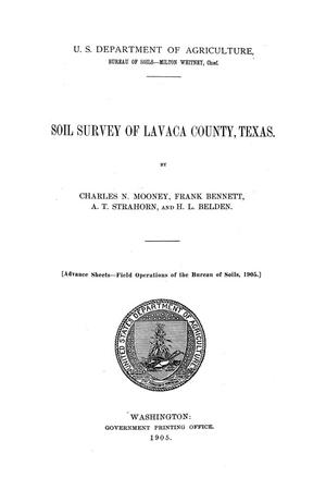 Primary view of object titled 'Soil survey of Lavaca County, Texas'.