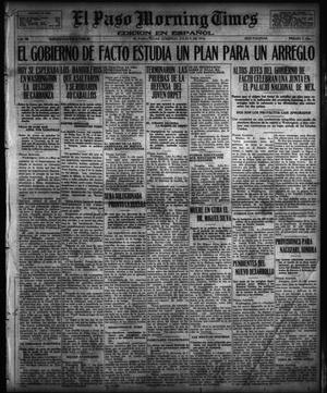Primary view of object titled 'El Paso Morning Times (El Paso, Tex.), Vol. 36TH YEAR, Ed. 1, Sunday, July 9, 1916'.